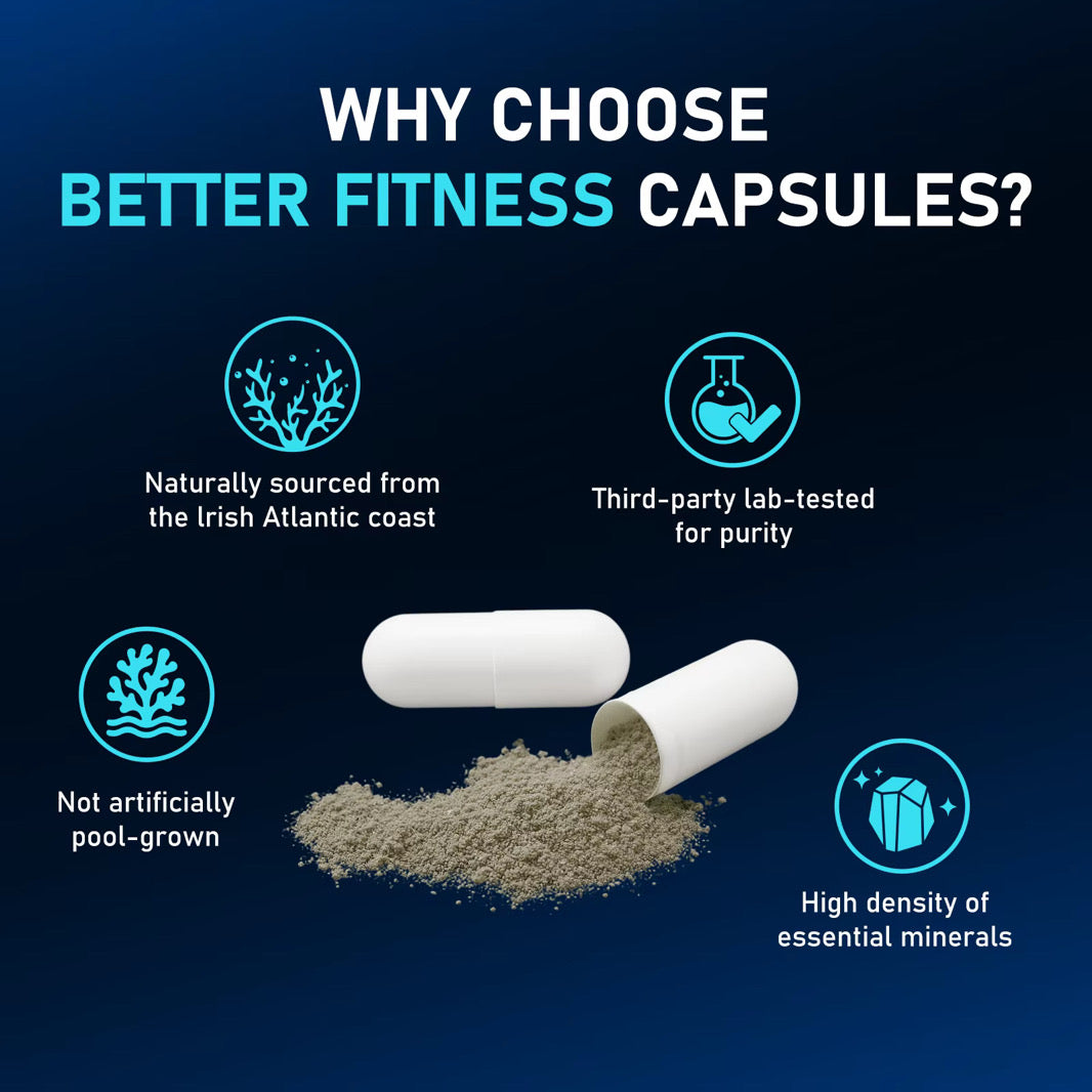 Ashwagandha Capsules with Sea Moss Black Seed Oil Burdock Root Beet Root Vitamin C and D3, Daily Wellness and Energy Support, 60 Capsules, 30 Day Supply