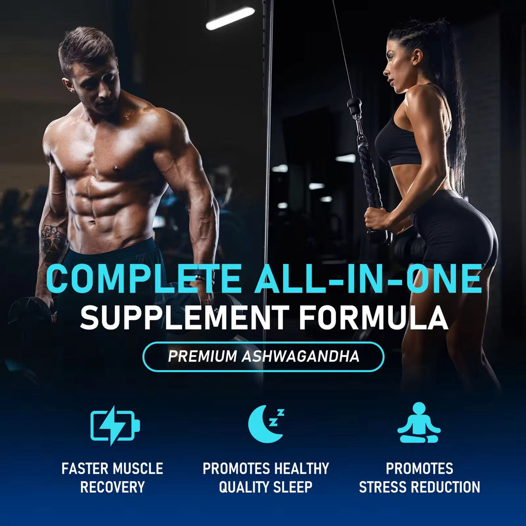 BetterFitness Ashwagandha Capsules Sea Moss Beet Root Vitamin D3 Non-GMO Energy Support